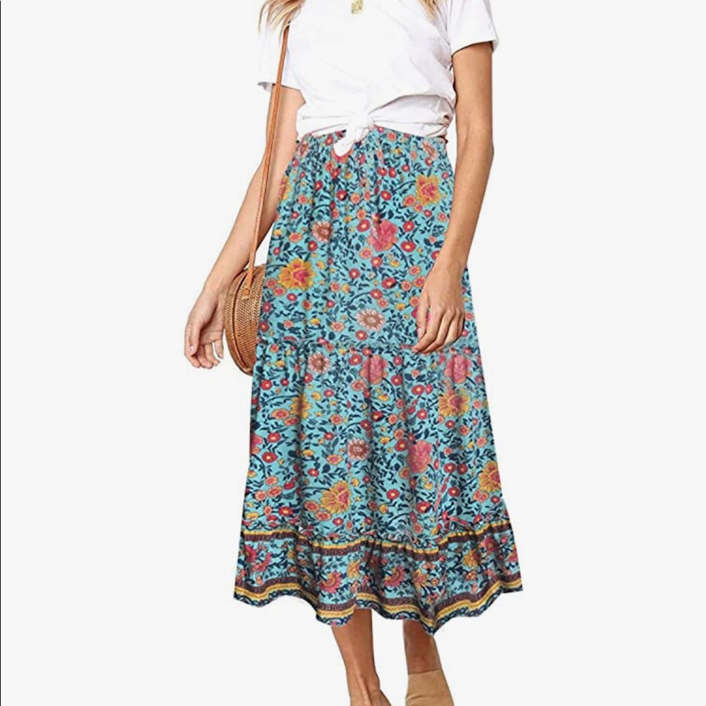 Brand new Bohemian Floral Skirt